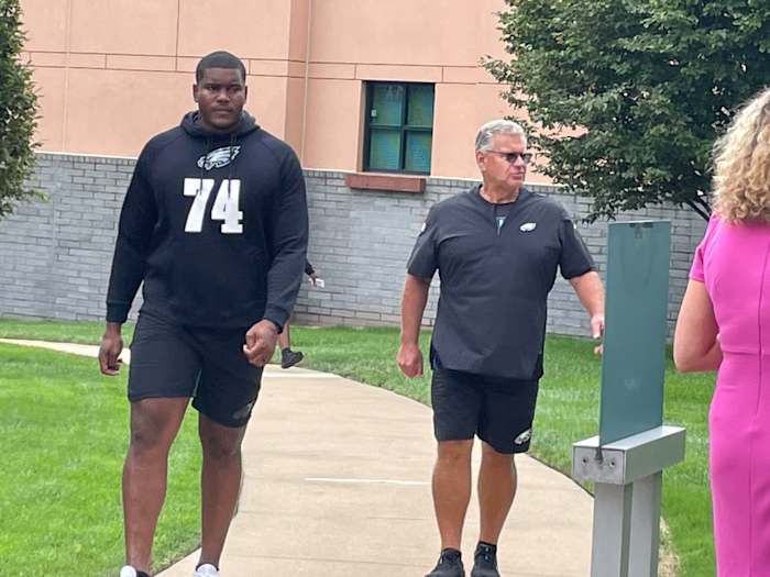 Le'Raven Clark and Jeff Stoutland